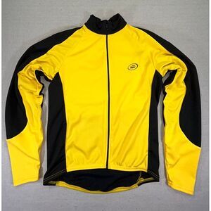 Performance US Cycling Team Jersey Men Medium Full Zip Stretch Jacket Back Pouch